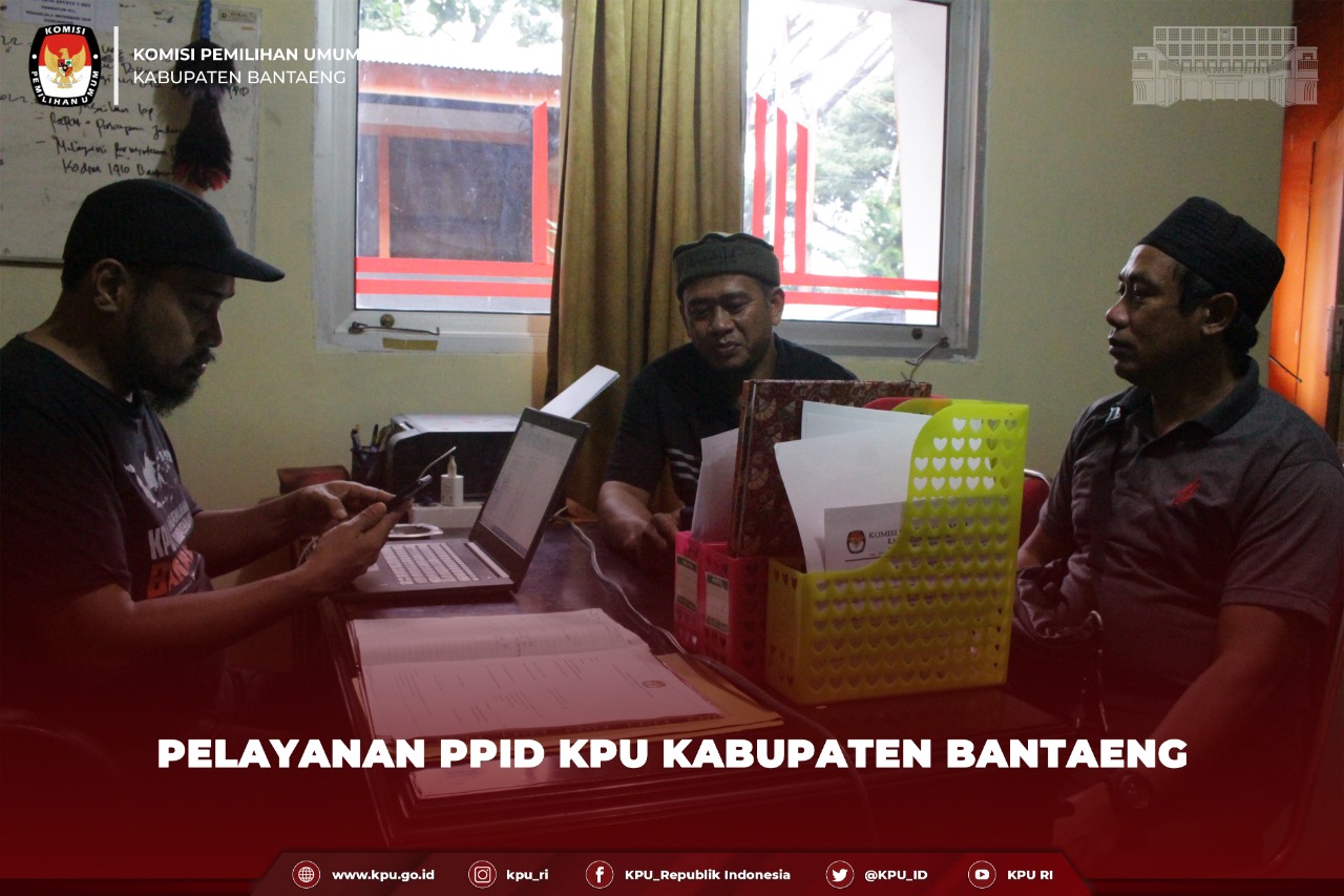 Pelayanan Informasi e-PPID KPU Kabupaten Bantaeng