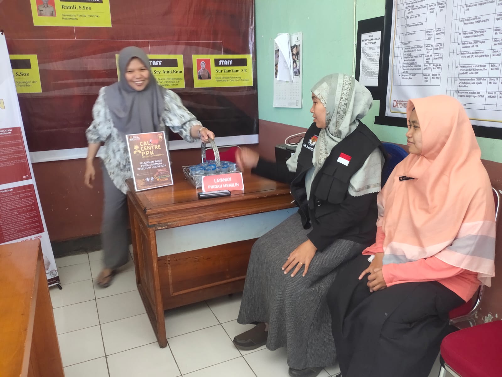 KPU Bantaeng monitoring Ke Kecamatan Terkait pinda memilih