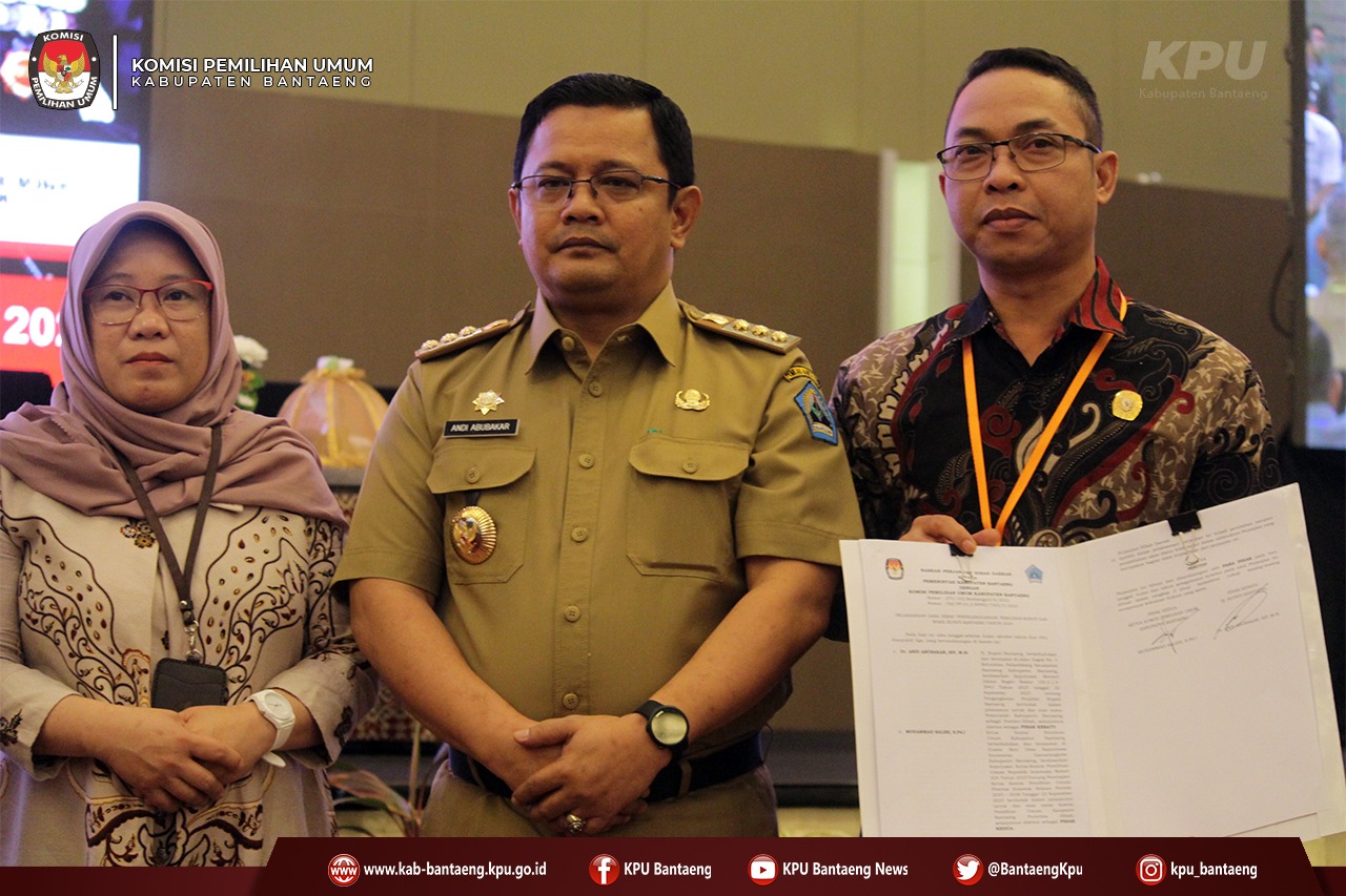 KPU Bantaeng Menhadiri Rapat Koordinasi Perkopinda dalam Rangka Mensukseskan Pemilu tahun 2024.