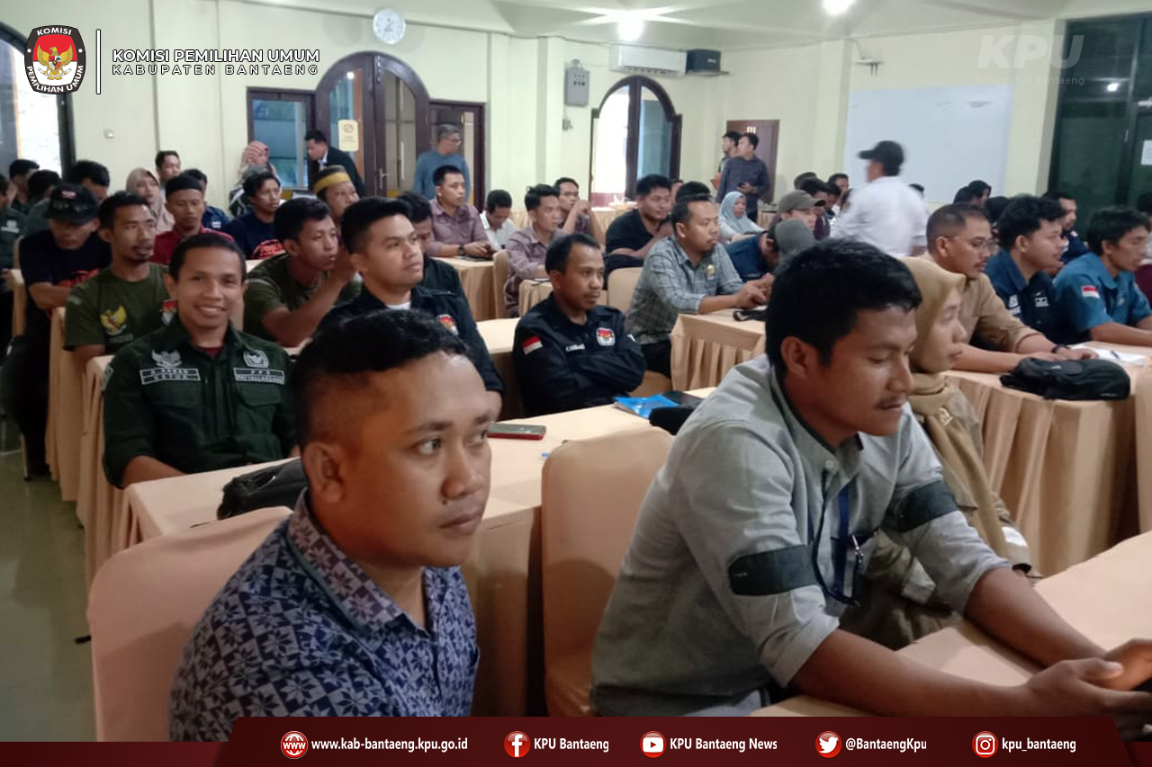 KPU Bantaeng rapat Koordinasi pengelolaan Logistik Bersama PPK dan PPS
