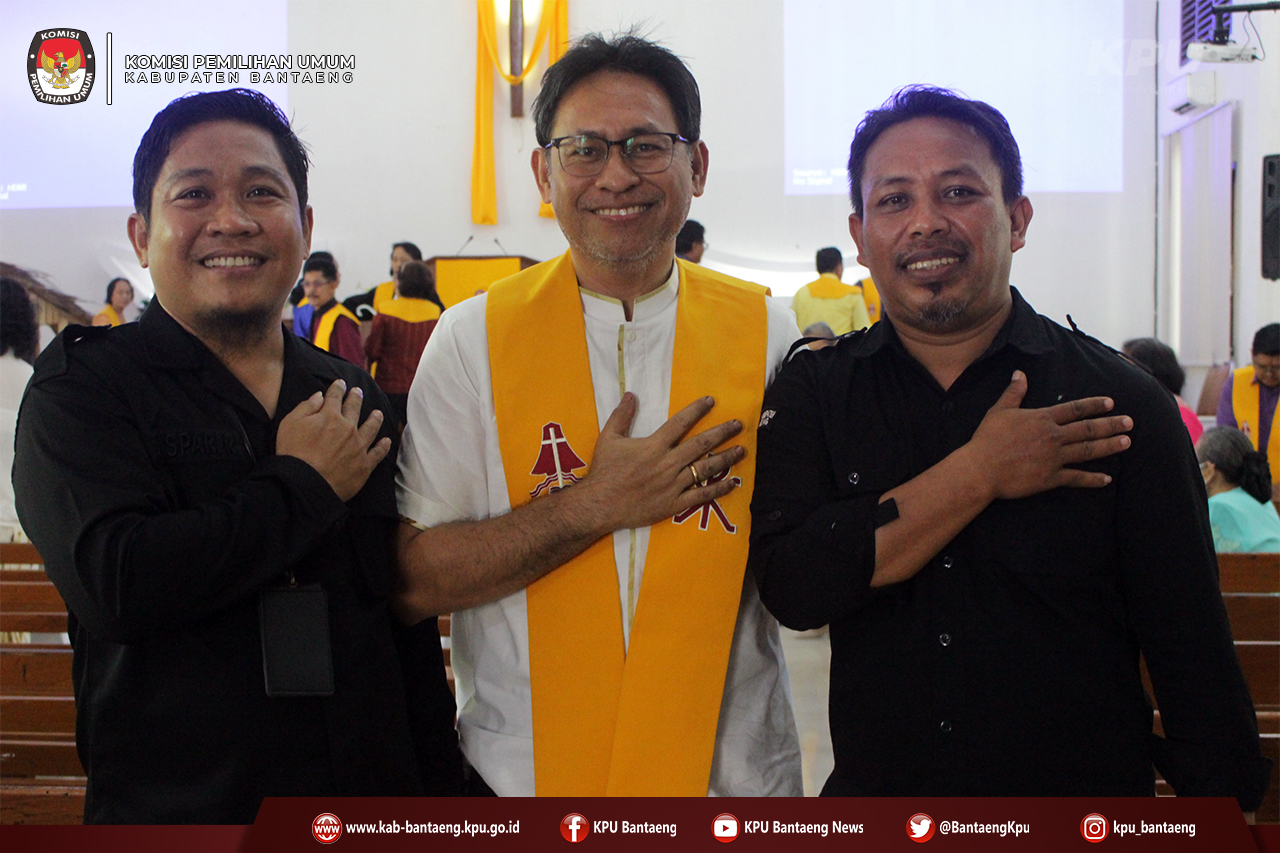 Sosialisasi Pendidikan Pemilih KPU Menyapa Umat Kristiani di Gereja Toraja Bantaeng