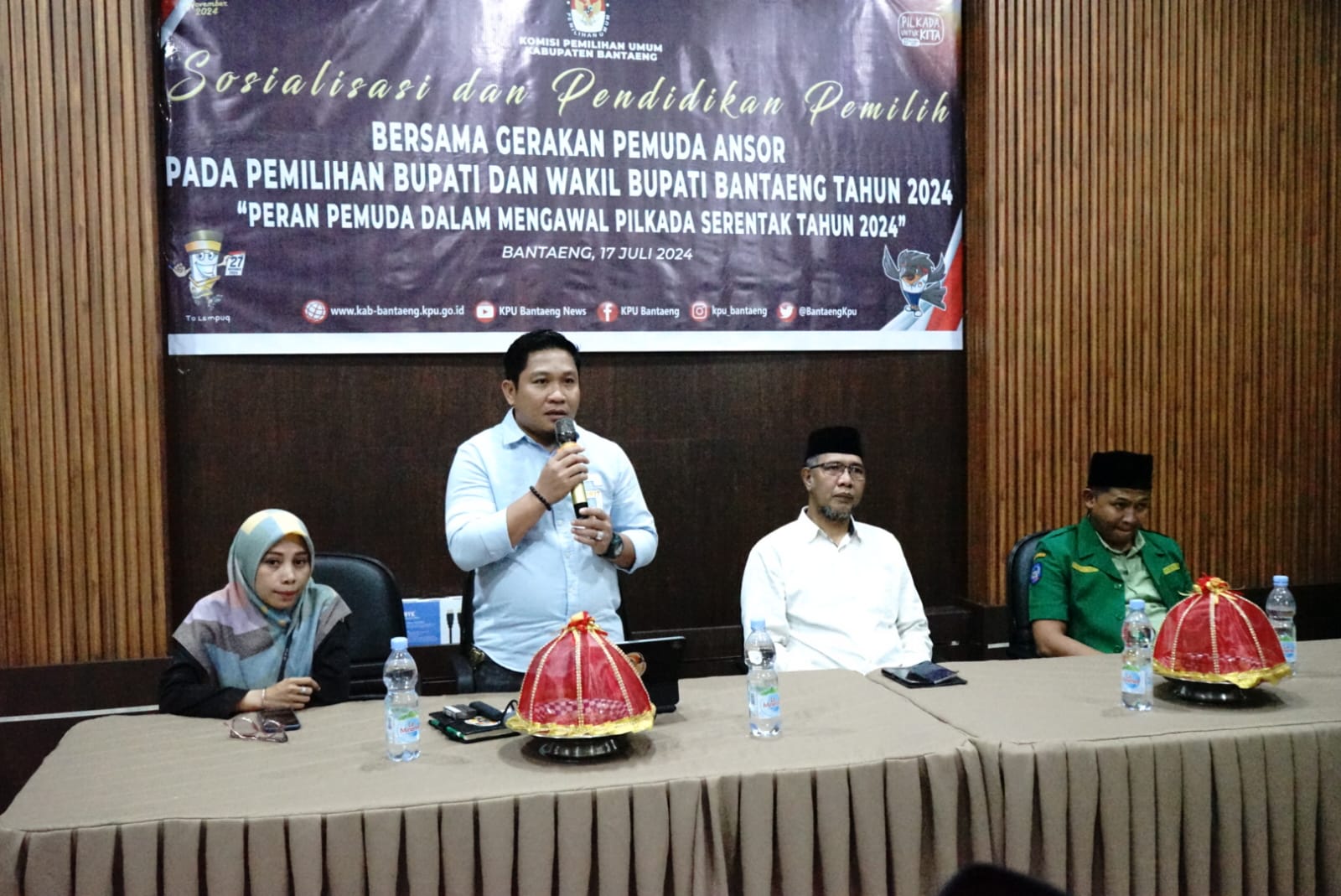 Sosialisasi pendidikan Pemilih Bersama Gerakan Pemuda Ansor