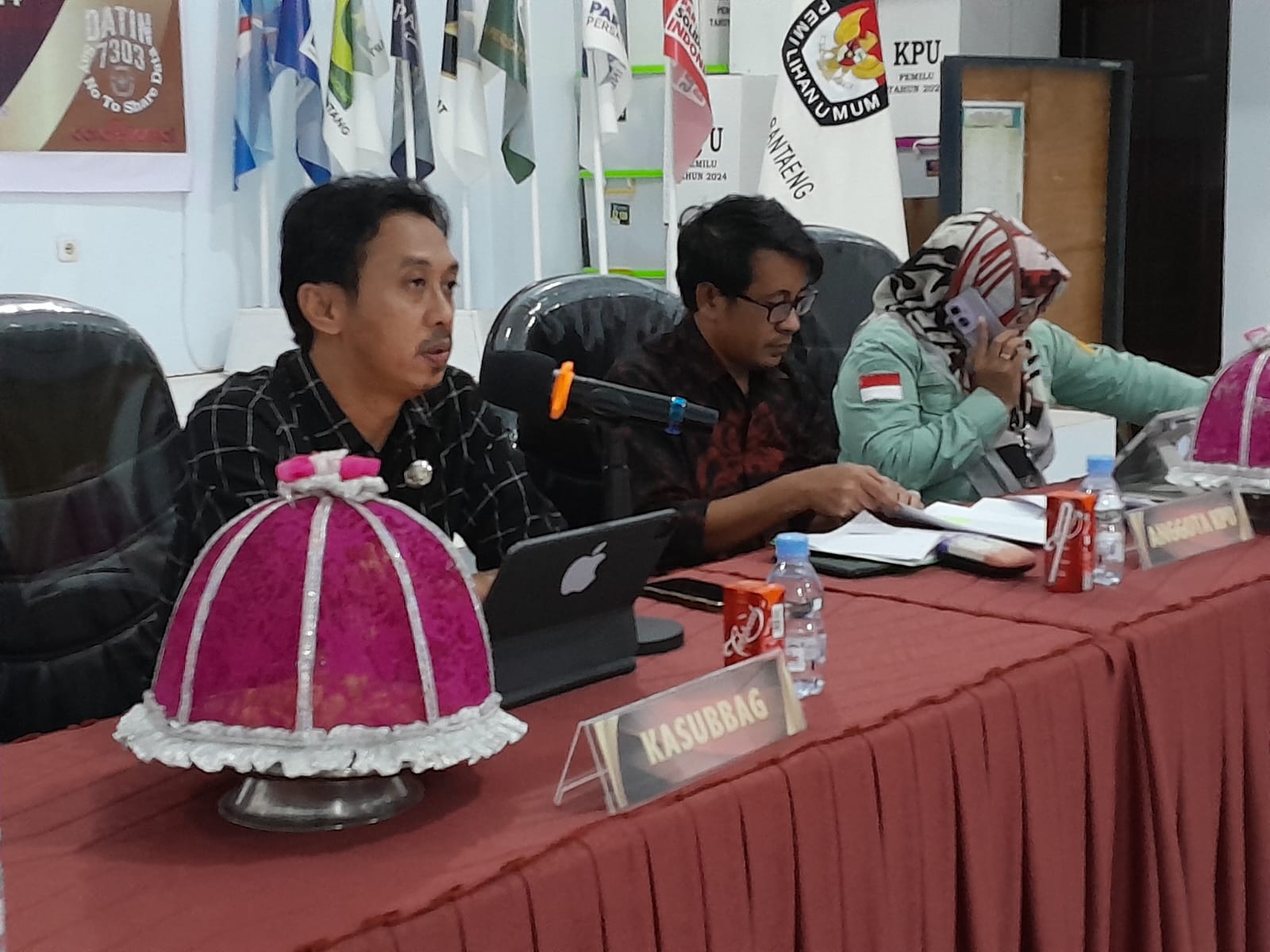 Rapat Koordiansi Daftar Pemilih Sementara (DPS) Tingkat Kabupaten Bantaeng_09 Agustus 2024.