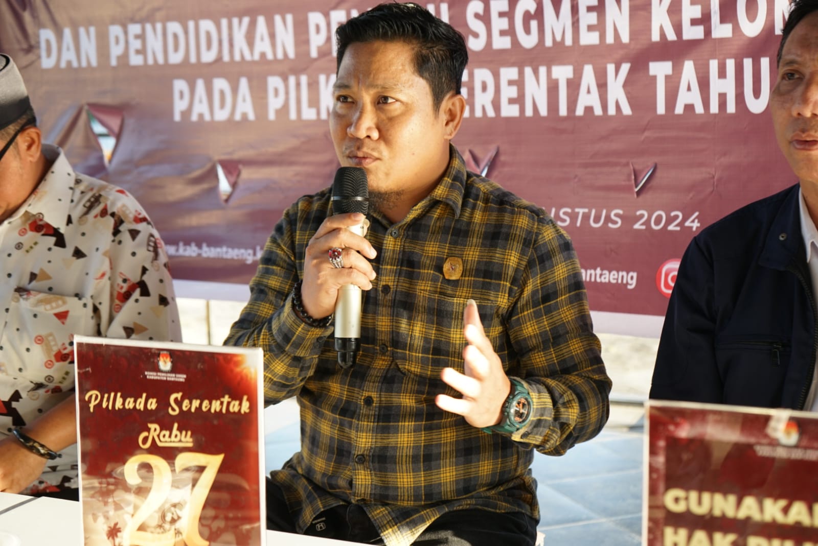 Sosialisasi dan Pendidikan Pemilih dan Segmen Kelompok Nelayan pada Pilkada serengtak tahun 2024.