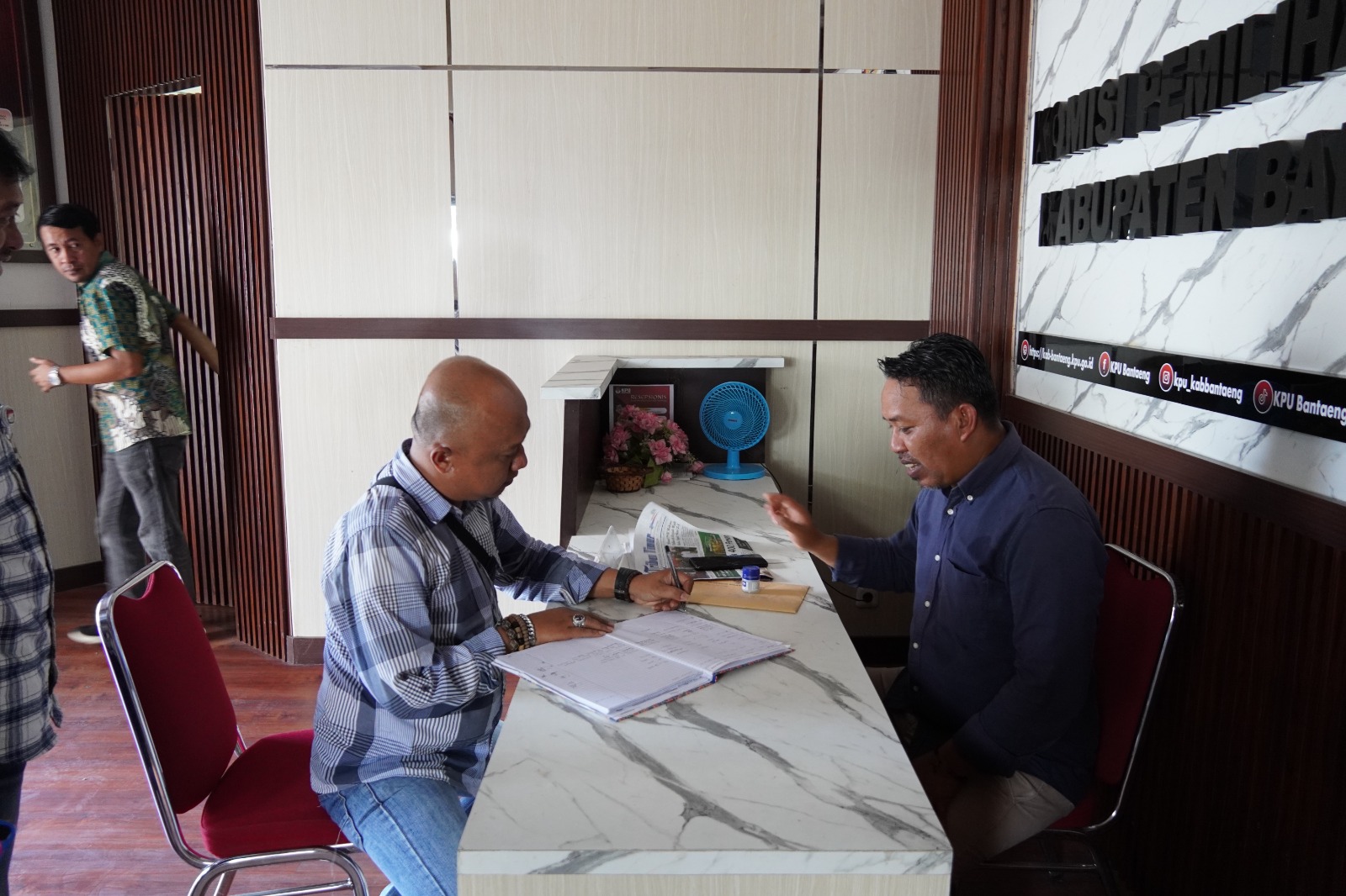 KPU Bantaeng menerima Kunjungan dari Kejaksaan Bantaeng