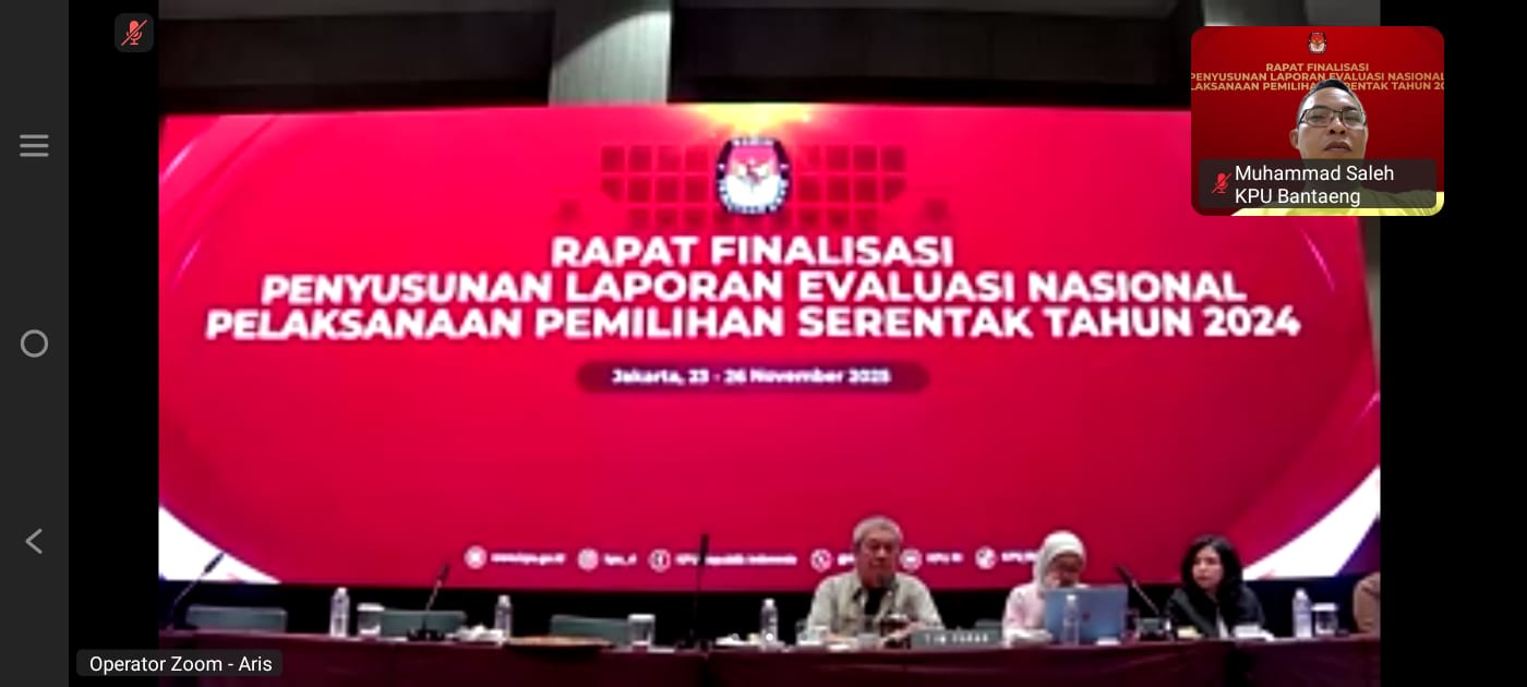 Rapat finaliasi penyusunan laporan evaluasi nasional pelaksanaan pemilihan serengtak tahun 2024