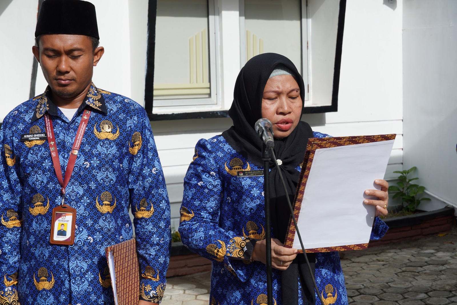 KPU Kabupaten Bantaeng melaksanakan Uapacara Peringatan HUT KORPRI ke 54